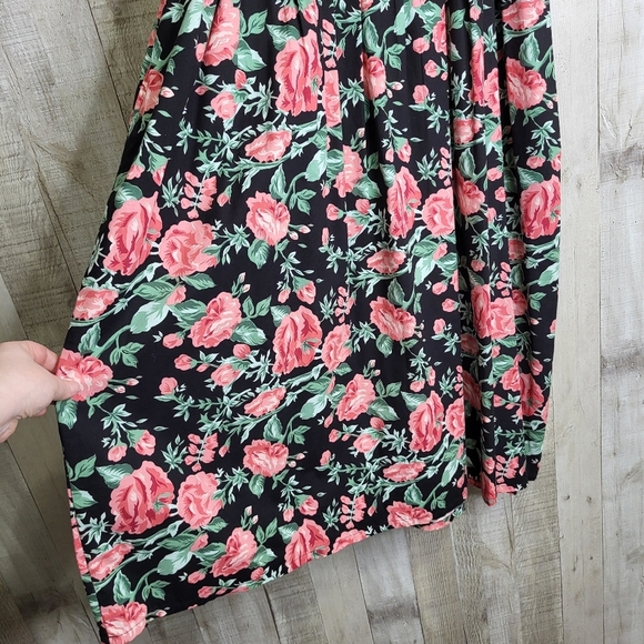 Vintage Jennifer Moore Pink Spaghetti Strap Sundress. Size Medium. Cotton/Rayon - Picture 5 of 13